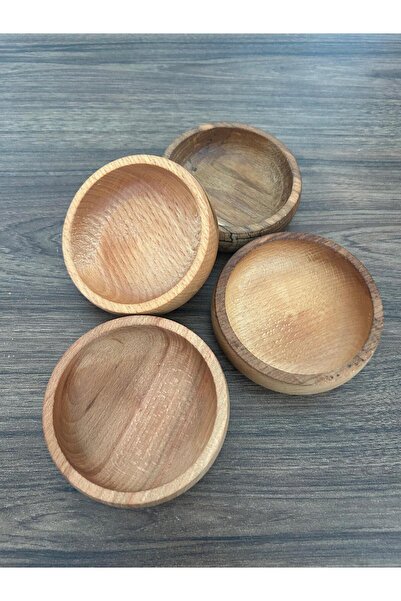 LİNGO HOME 4-Piece Wooden Snack Bowl - Presentation
