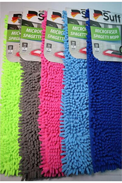 Suff Suff1 Adet Nemli Ve Kuru Makarna Mop Ucu Mikrofiber Paspas Yedeği 40 Cm