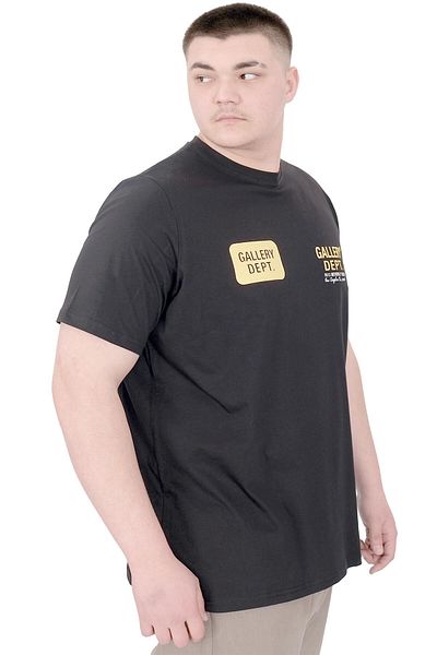 ModeXL Ανδρικό μπλουζάκι με λαιμόκοψη με λαιμόκοψη σε λειτουργία XL, τμήμα U25003 Χακί