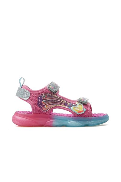 Vicco Can Girl's Lighted Sandals 25Y 332.254 Pk Fuchsia