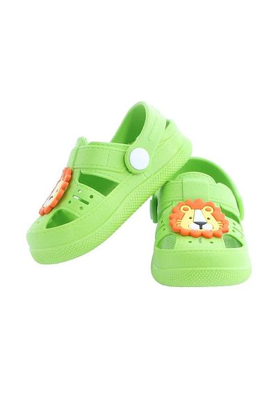 Ceox Daily Orthopedic Non-Slip Sole Children's Sandals with Animal Figures Green Slippers