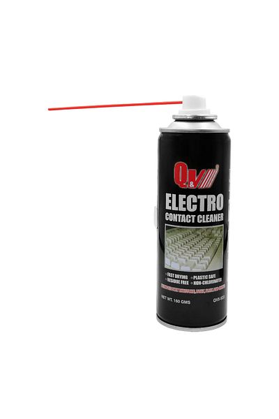 Qv Q&V Electro Contact Cleaner , Fast Drying, Residue Free, Plastic Safe Electrical Spray - QV5-533