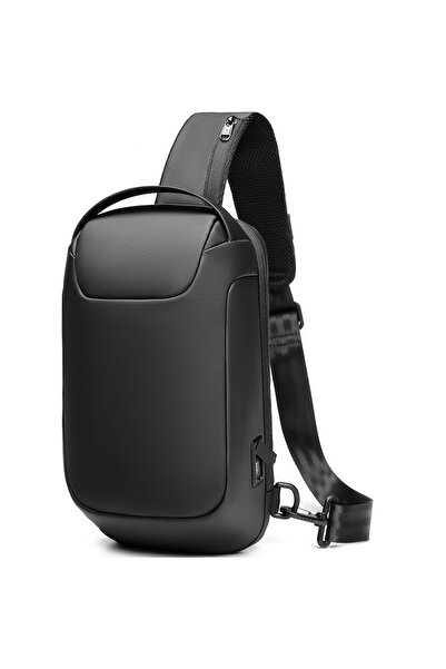 TECOS Τσάντα χιαστί, τύπου σακιδίου ώμου, Tecos, αντικλεπτική, με θύρα φόρτισ...