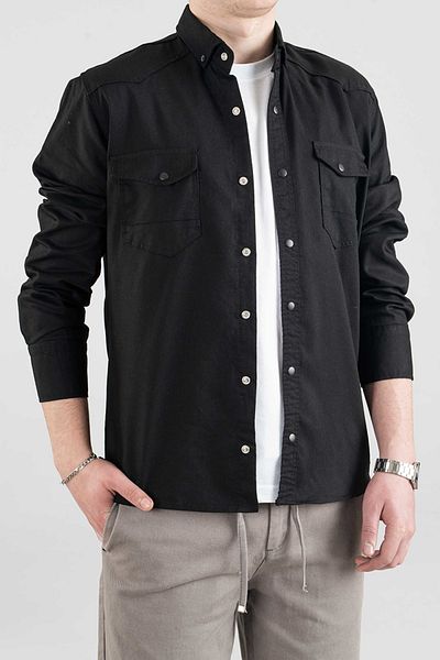 bombe Slim Fit Men's Denim Shirt