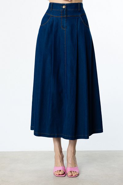 Ekol Fusta de blugi Indigo