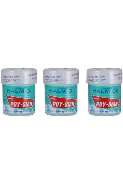Skin Generics POY-SIAN Thai Pim-Saen Cotton Nasal Inhaler 8 ml (Pack of 3)