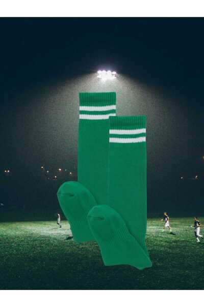 HAYEL 2 ζεύγη πολύχρωμες κρίκες Unisex για κορίτσια αγόρια Παιδικά ποδόσφαιρο Μοκέτα Ποδοσφαιρικός Αγώνας Κάλτσες Κολάν Αθλητικός οπαδός