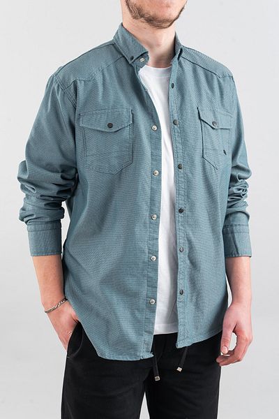 bombe Slim Fit Men's Denim Shirt