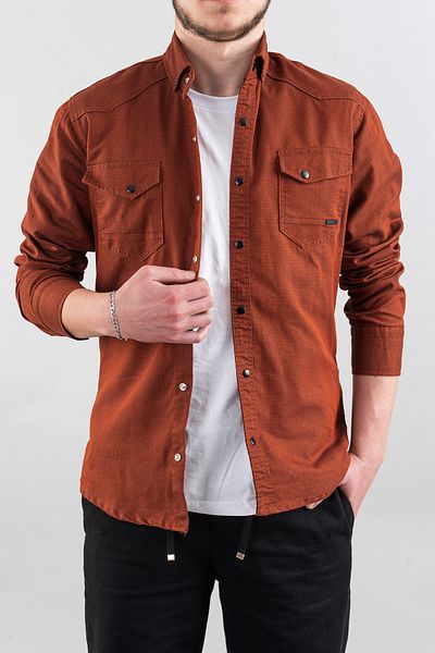 bombe Slim Fit Men's Denim Shirt