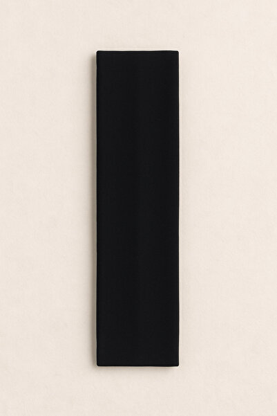 Mrey Siyah Ince Hafif Esnek Pamuklu Bandana, Saç Bandanası , Sporcu Bandana, ...