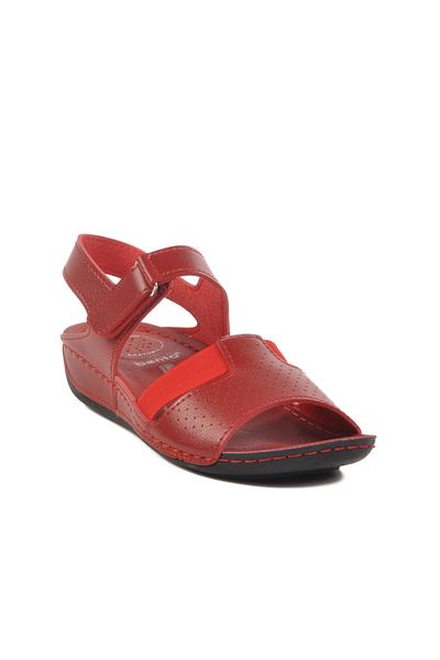 AYK'S Red Anatomical Sole Women's Sandals Bento 16.047 Z