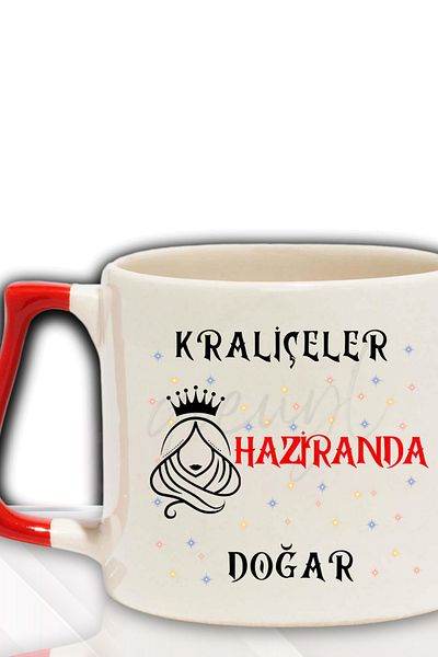 qoeuyl boutique Queens Are Born This Month Printed Birthday Gift for Friend, Lover Colorful Mug with Handle
