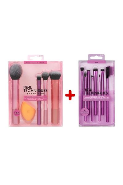 Real Techniques Real Techniques 2-Piece Eye & Face Brush Set