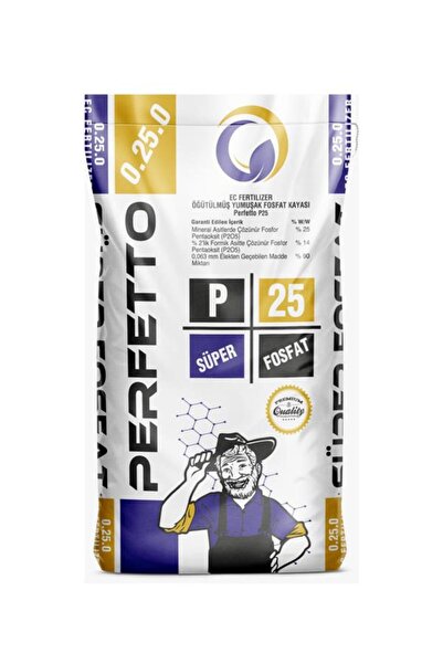 ORGÜB Perfetto Süper Fosfat Granül Gübre 25 kg