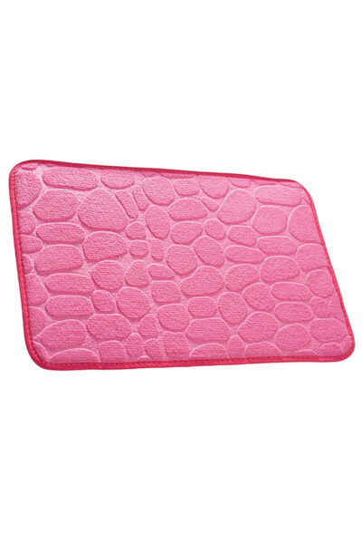 Evelise Covoraș de baie din poliester și spumă cu memorie, model cu pietre, a...