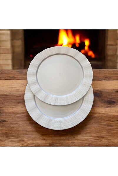 Evinizin Yardımcısı Mika Tabak& Parti Tabak&parti Mika Tabak & BEYAZ 23 cm 6 adet