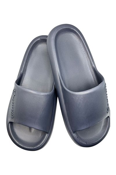 TECOS Men's Cloud Slides Slippers, ®, Grey, Size 40-41, 26 Centimeters