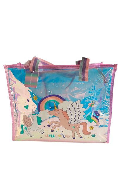 Dream Vest Transparent Hologram Unicorn Beach Shoulder Bag