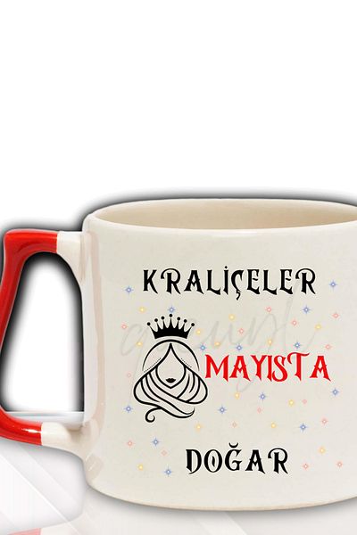 qoeuyl boutique Queens Are Born This Month Printed Birthday Gift for Friend, Lover Colorful Mug with Handle