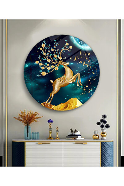 TAULART DIZAJN ZLATNOG TRČUĆEG JELENA MODERAN NELOMIJIV LUKSUZNI OKRUGLI STAK...