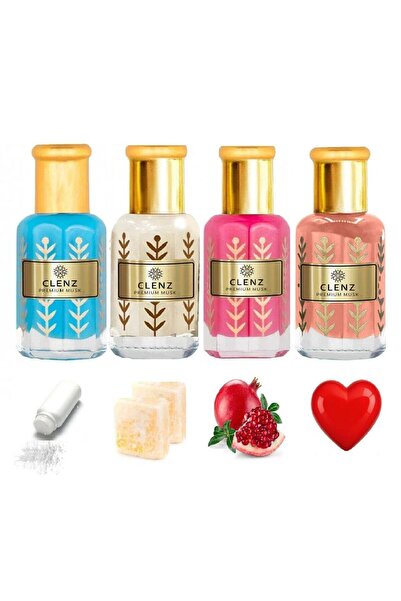 clenz عبوة من 4 قطع من المسك الفاخر - 4 × 6 مل