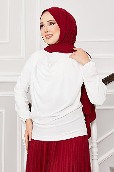 EBRUTESETTÜR Sandy Blouse with Flared Collar