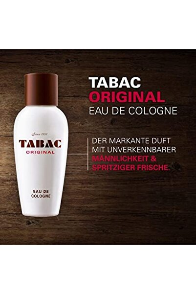 Tabac Original Eau de Cologne Splash for Men by Maurer & Wirtz, 5.1 oz