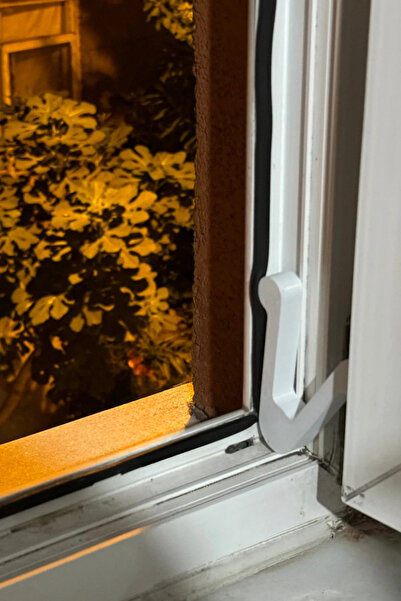 3DOria Beyaz Pencere Stoperi Pencere Kapatma Engelleme Pencere Kapanma Engelleyici