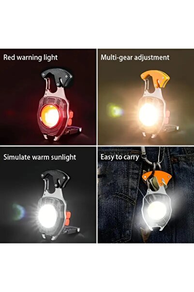 Eşya Dünyası Kompakt LED Anahtarlık Kamp Feneri