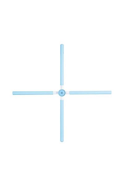Evelise Bară aerobică extensibilă pentru corectarea posturii spatelui, 80 cm, albastră