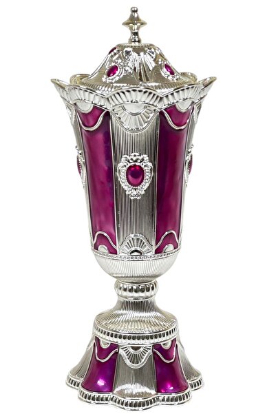 ALMASA مبخرة مدور عنابي فصي