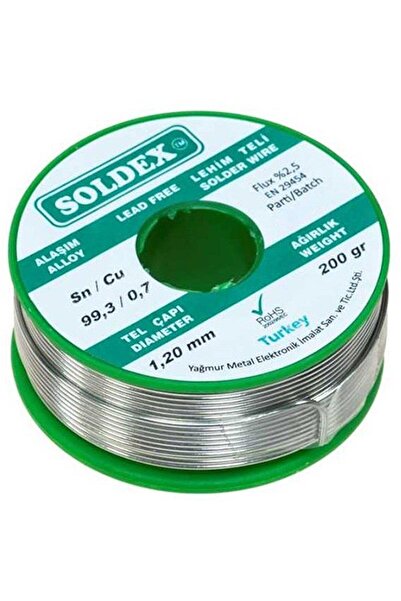 Soldex 1.20 Mm 200 Gr Kurşunsuz Lehim Teli