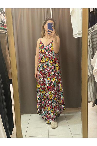 TUBA TOPTAŞ Plus size weaving dress