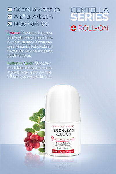 ÖZDEN ÖZDOĞAN Kadın Beyazlatıcı Etkili Ter Önleyici Roll-on Antiperspirant 50ml
