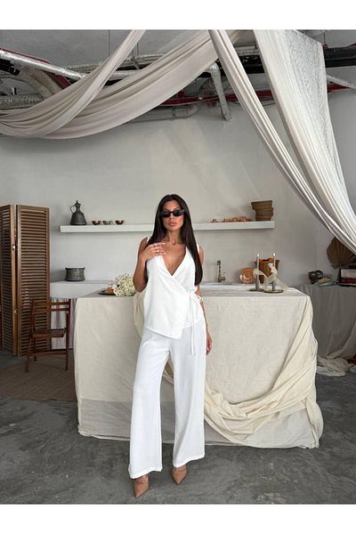 Ekim Store Costum dublu cu șireturi laterale
