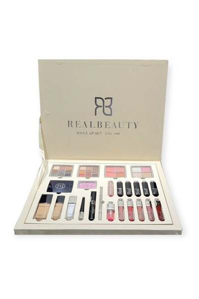 real beauty مجموعة مكياج كاملة مكونة من 24قطعة