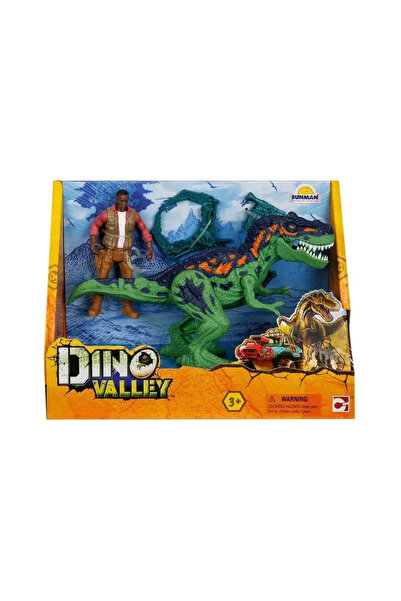 MELFSHOP مجموعة لعب الديناصورات مع شخصية دينو فالي
