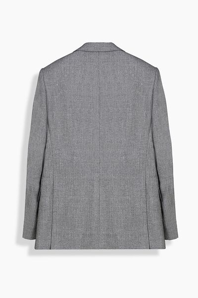Sarar Men's Woven Linen Fabric Classic 4-Droup Regular Fit Gray Jacket