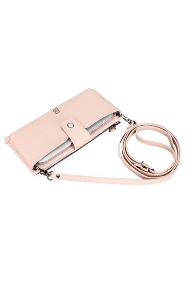 Angoravi Lozan Strap 6.5 Inch Compatible Leather Card Holder Case Erc5 Pink
