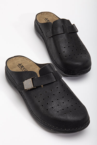 uway Γυναικείες ανατομικές κλειστές μπροστινές παντόφλες Comfort Nurse Cook Home με ρυθμιζόμενη πόρπη