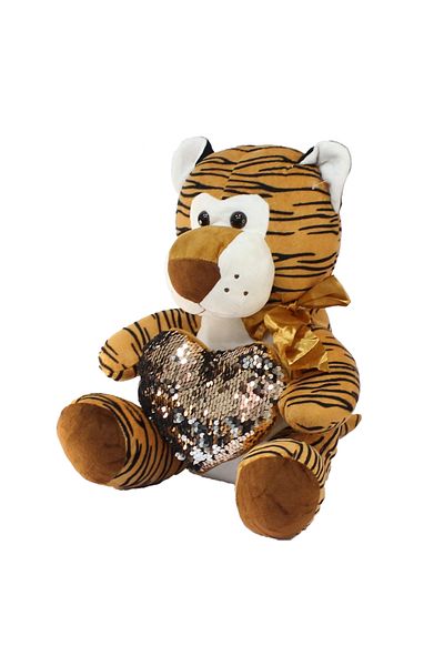 storeks Heart Tiger Plush Toy 35 cm