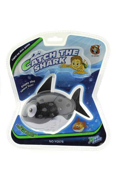 LiderGlobal Lighted Water Toy Black Diver Fish