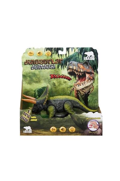 LiderGlobal S00036171 Dinosaur B/O.Kçk.Sound/Light 4Ast. Sun