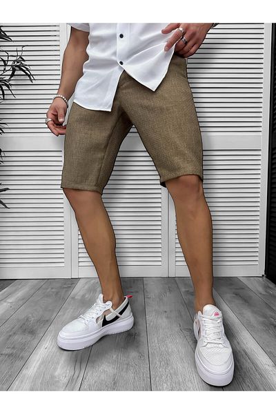 dehaine Men's casual shorts, brown, 13114