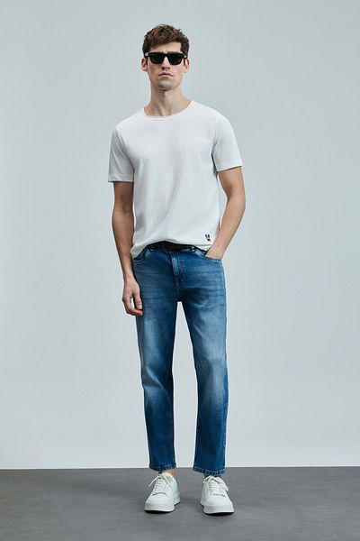 Lufian Tricou de bază pentru bărbați LUFİAN Junya 111020259-25
