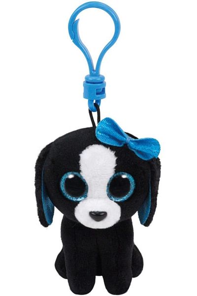 storeks سلسلة مفاتيح من القطيفة على شكل كلب تريسي من TY Beanie Boo's