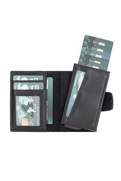 Enseb Mondello Magic Leather Card Holder Rst1 Black