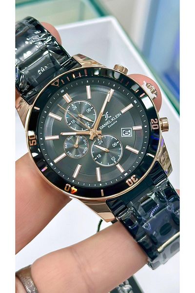 Daniel Klein Men's Wristwatch All Functions Active 2 Years Warranty Waterproof Feature