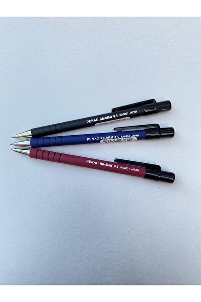 PENAC Mekanik Kurşun Kalem 0,7 Mm, Mavi Gövdeli, Rb-085 M, Sa0802