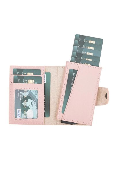 Silahlı Tower Mondello Magic Leather Card Holder Nu2 Pink